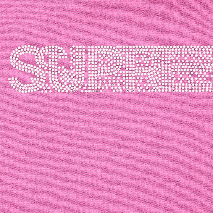 Supreme Swarovski Motion Logo Hooded Sweatshirt Pink