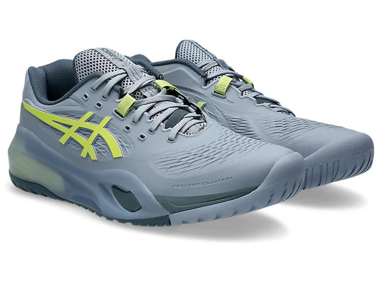 1041A481-402 Asics Gel-Resolution 10 "Grey Blue/Pistachio" (Men's)