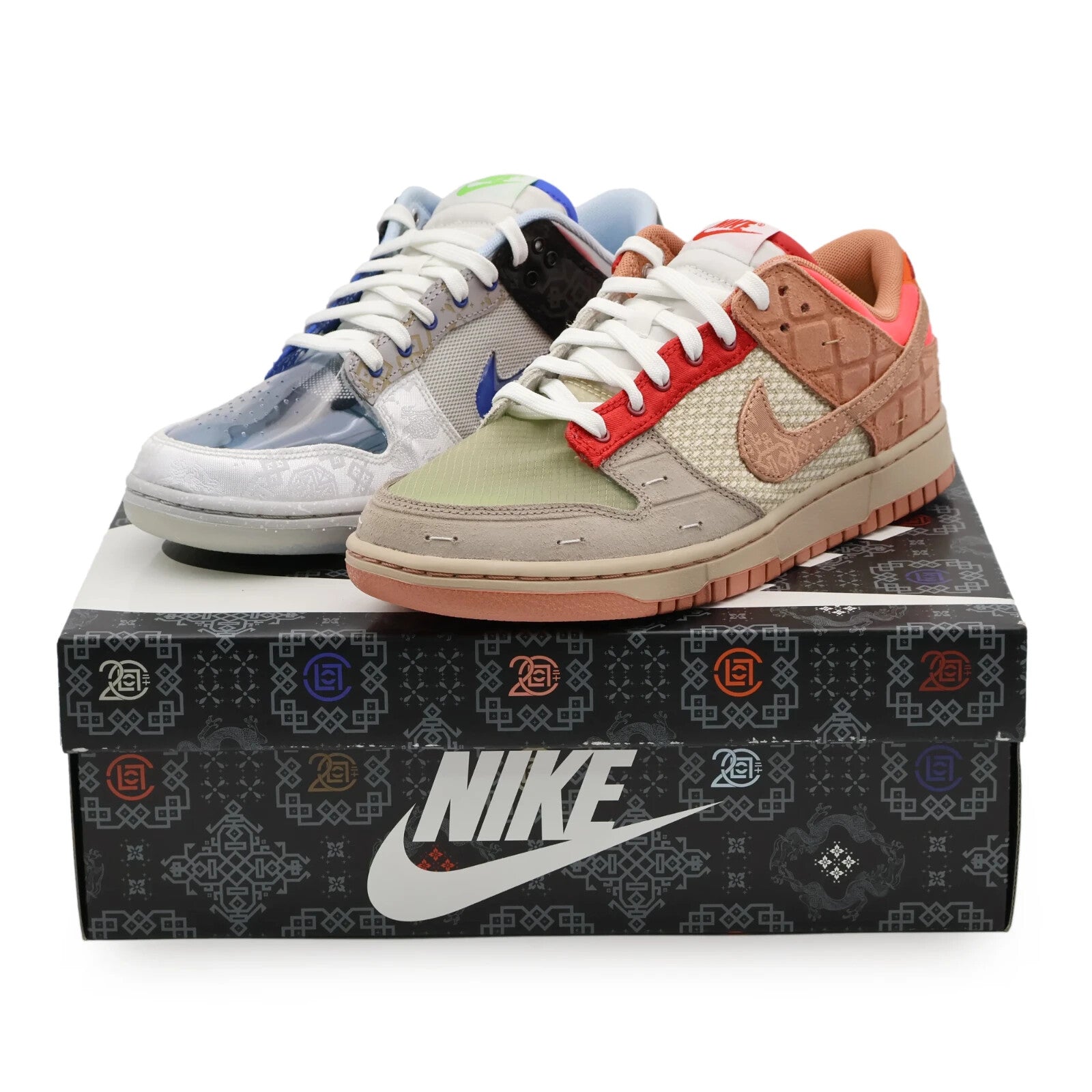 FN0316-999 CLOT Nike Dunk Low SP What The CLOT Multi Color (Men's)
