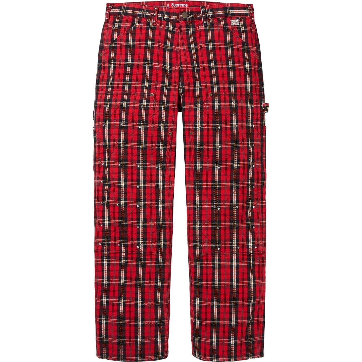 Supreme b.b. Simon Quilted Double Knee Painter Pant Plaid