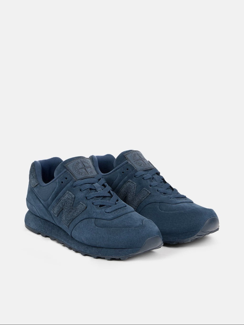 U574BSSB Stone Island New Balance 574 Legacy Ghost Slate Blue (Men's)