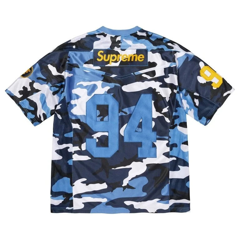 Supreme x Nike Football Jersey Blue Camo