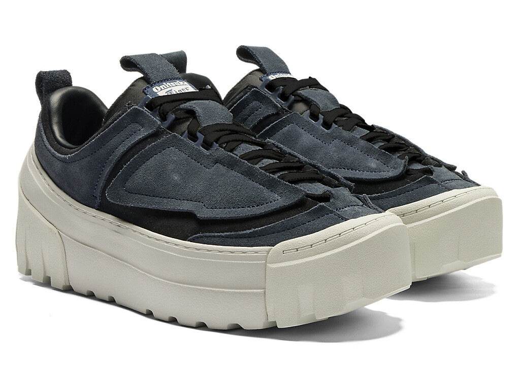 1183C399-400 Onitsuka Tiger Chunky Runner Lo Iron Navy Black (Men's)