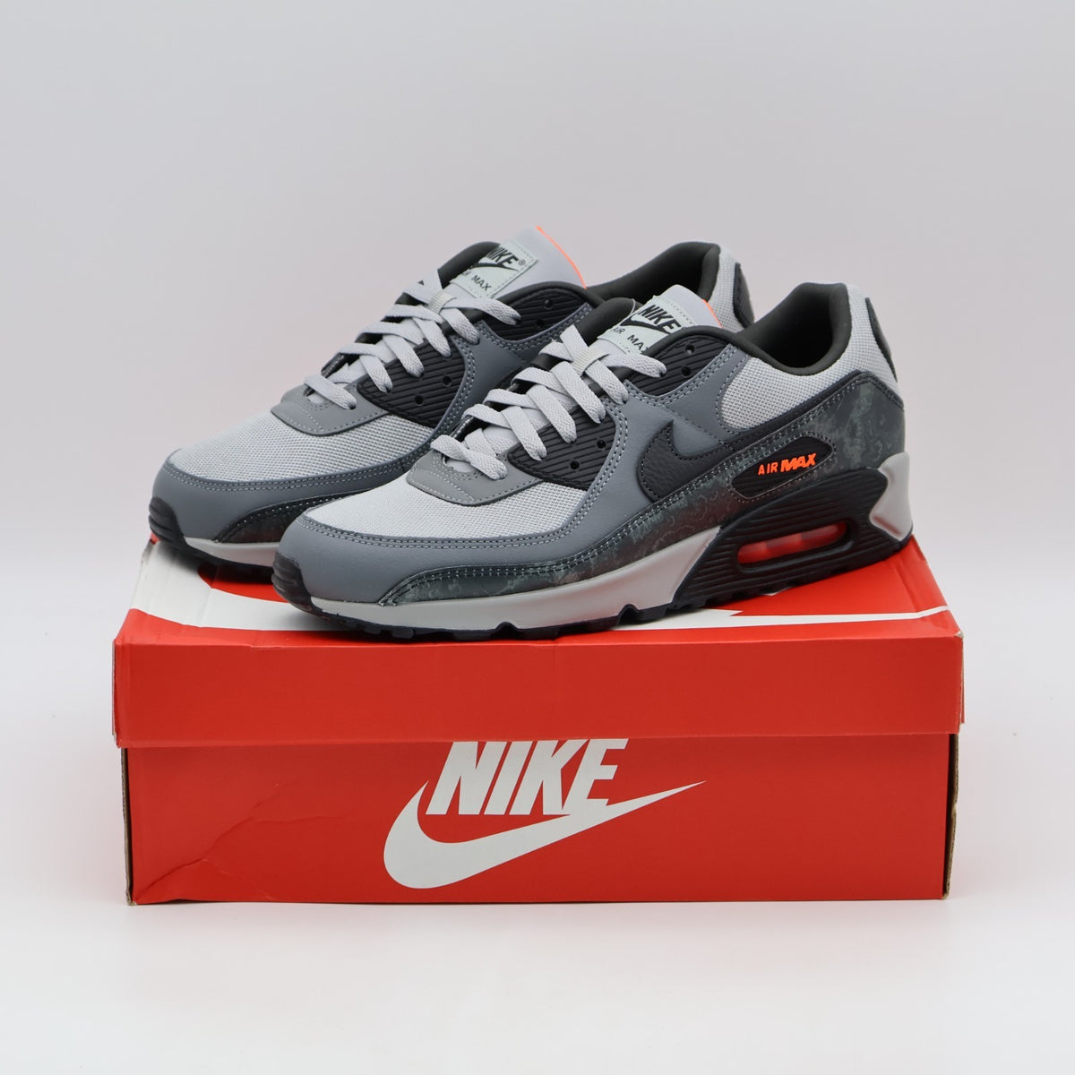 IQ0172-900 Nike Air Max 90 PRM "Hyper Crimson/Black" (Men's)