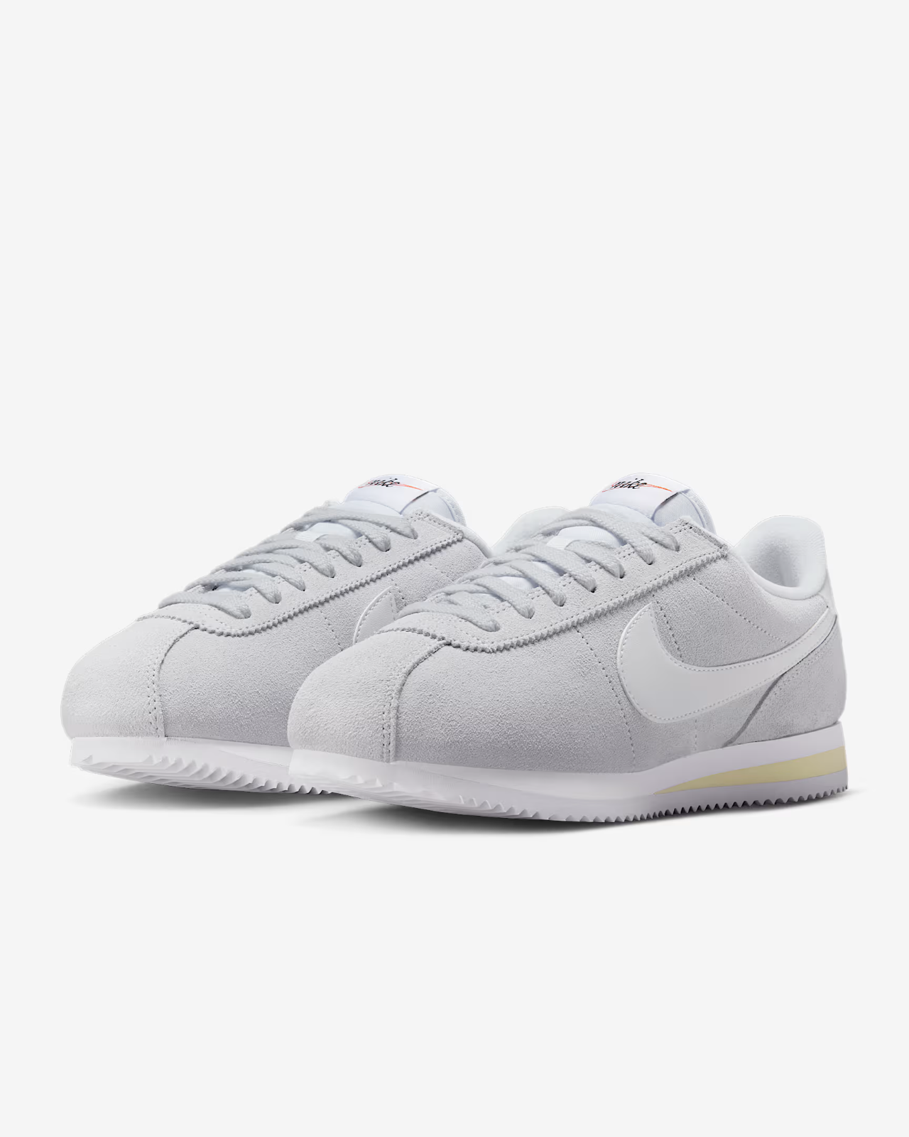 IB1857-001 Nike Cortez Football Grey Alabaster Black White (Women's)