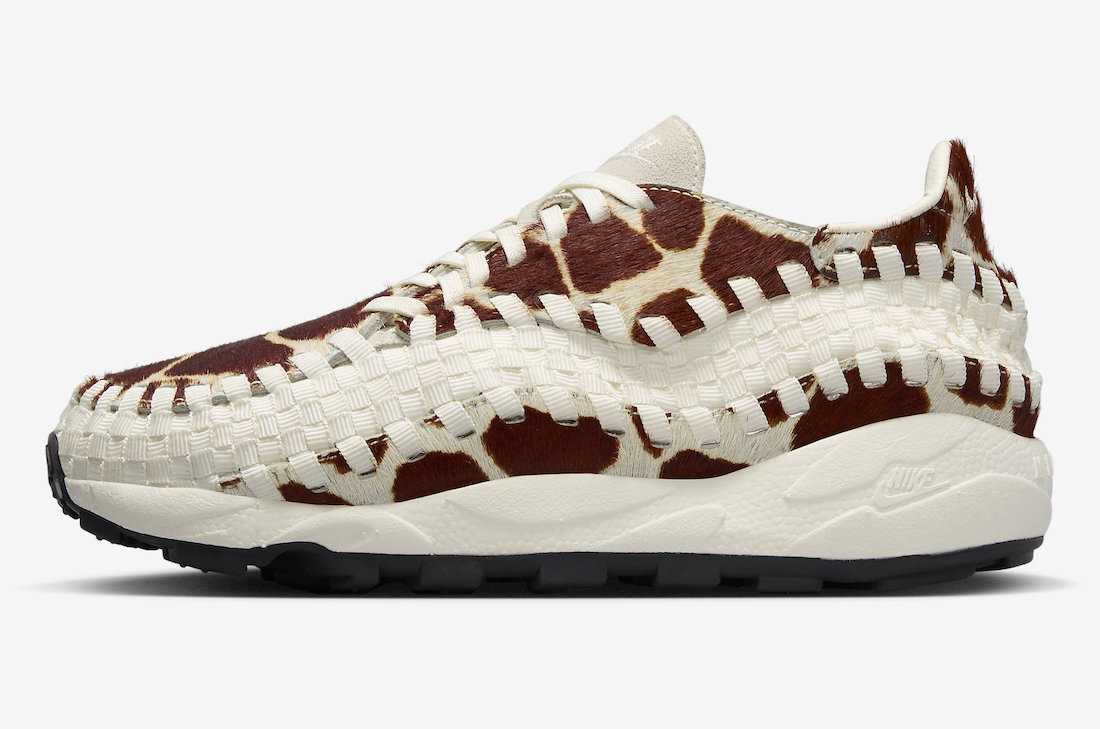 FB1959-100 Nike Air Footscape Woven Natural and Brown (Women's)