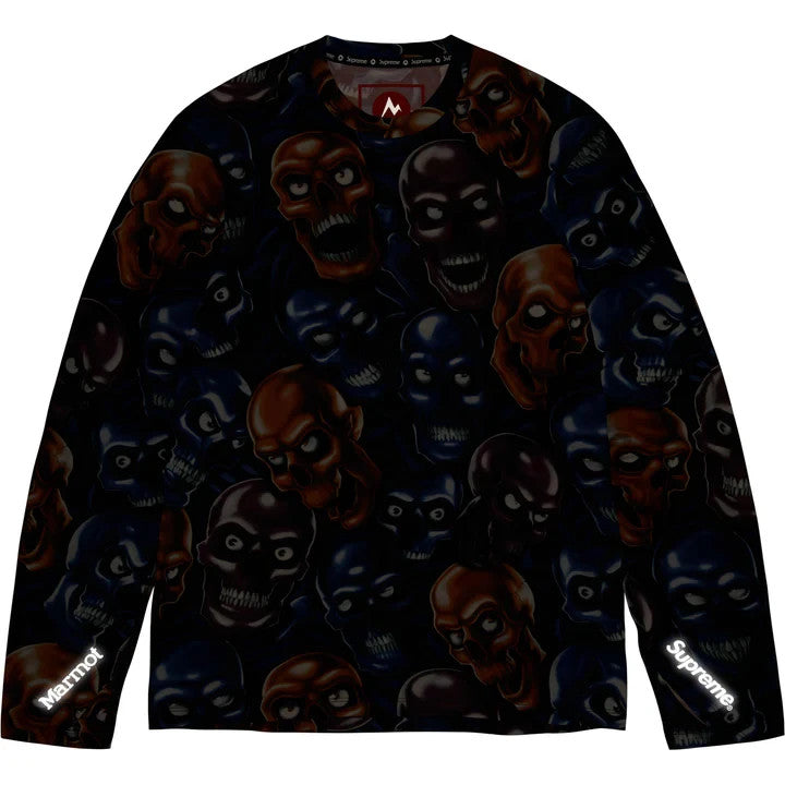 Supreme Marmot Base Layer L/S Top Skull Pile