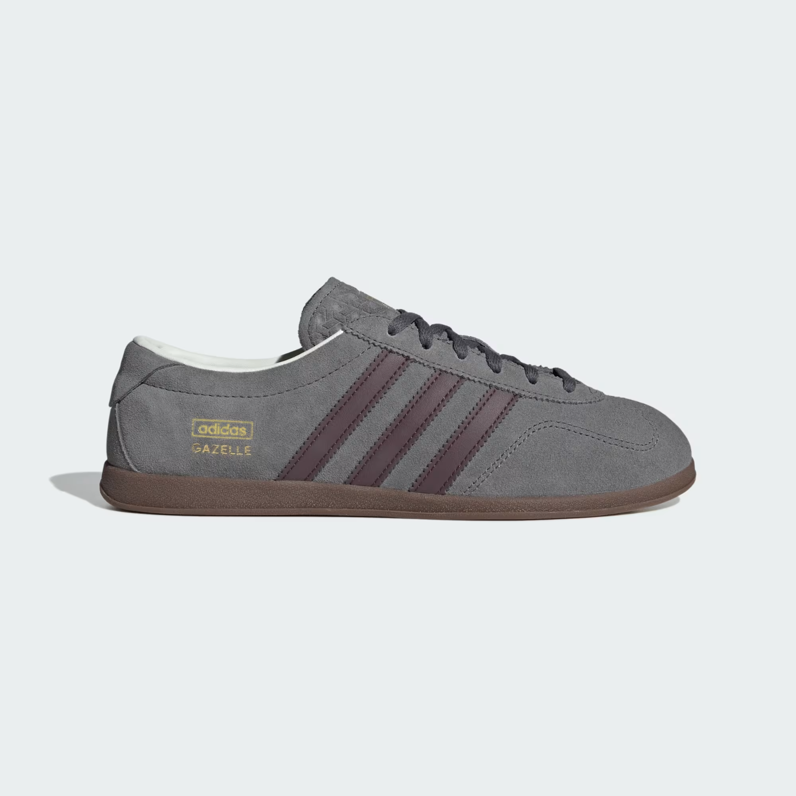KI0016 adidas Gazelle Lo Pro Grey Five Night Red (emmi Exclusive) (Women's)