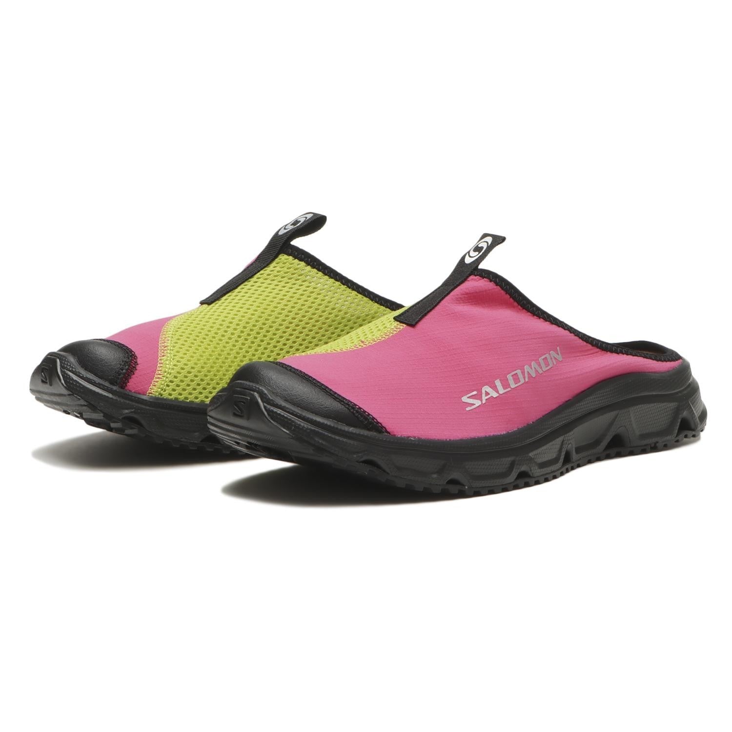 L47996500 Salomon RX Slide 3.0 Pink Yarrow Bright Chartreuse Black (Men's)