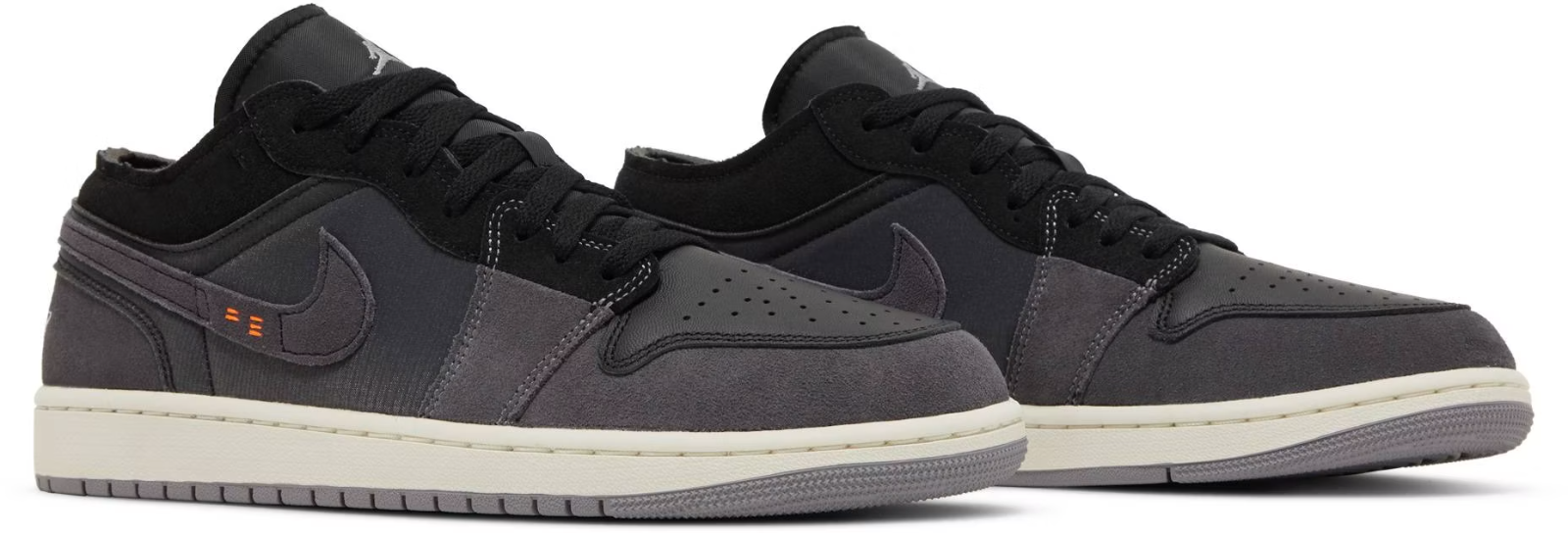 DN1635-001 Nike Air Jordan 1 Low "Inside Out/Black/Grey" (Men's)