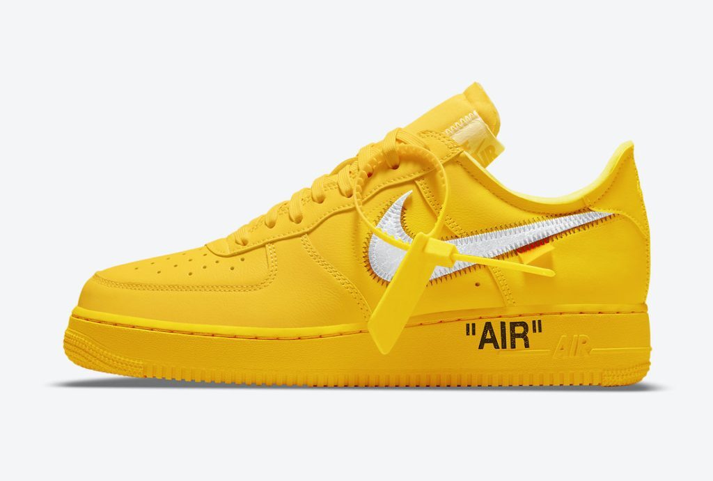 DD1876-700 Off-White à Nike Air Force 1 Low University Gold (Men's)