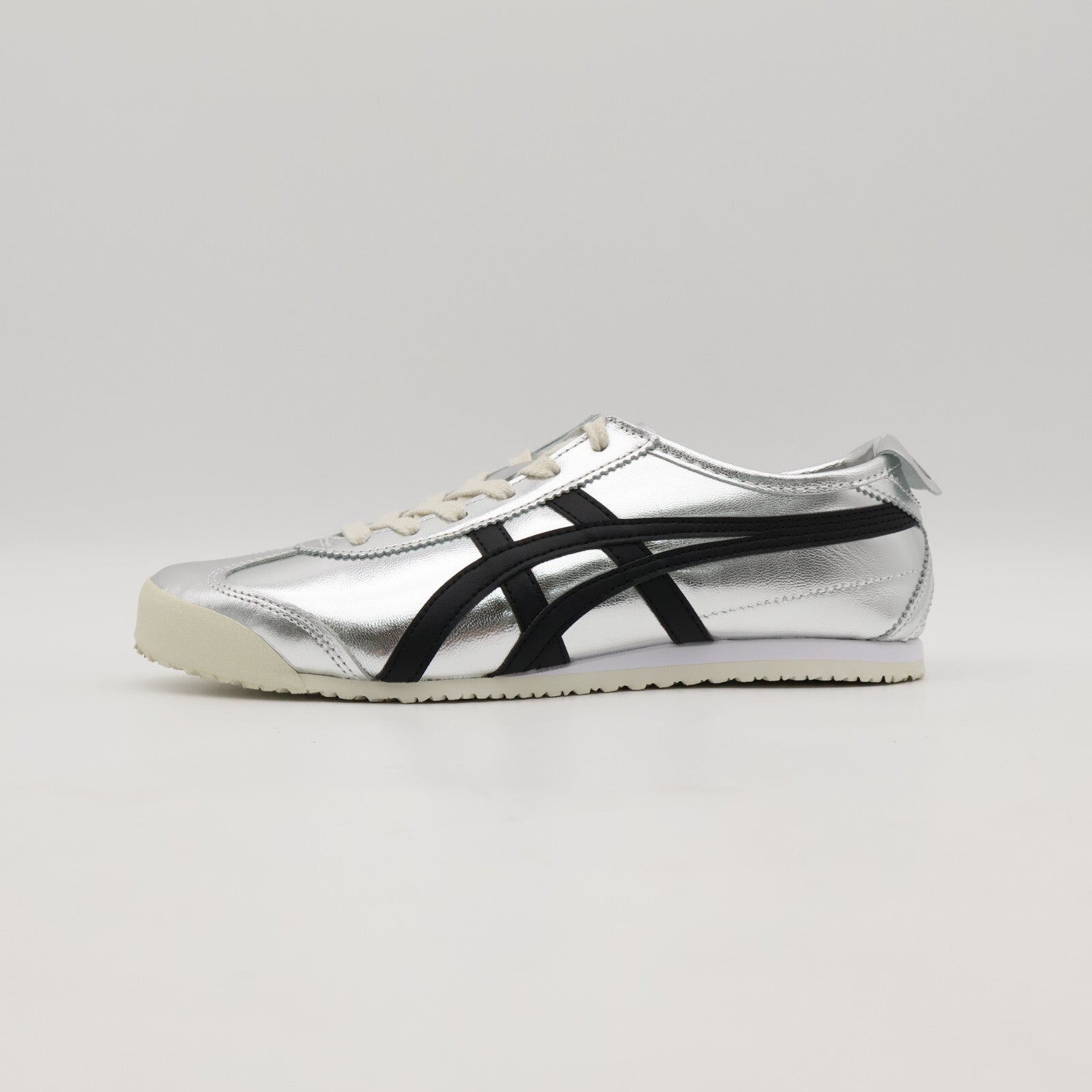 1183B566-020 Onitsuka Tiger Mexico 66 Pure Silver Black (Men's)