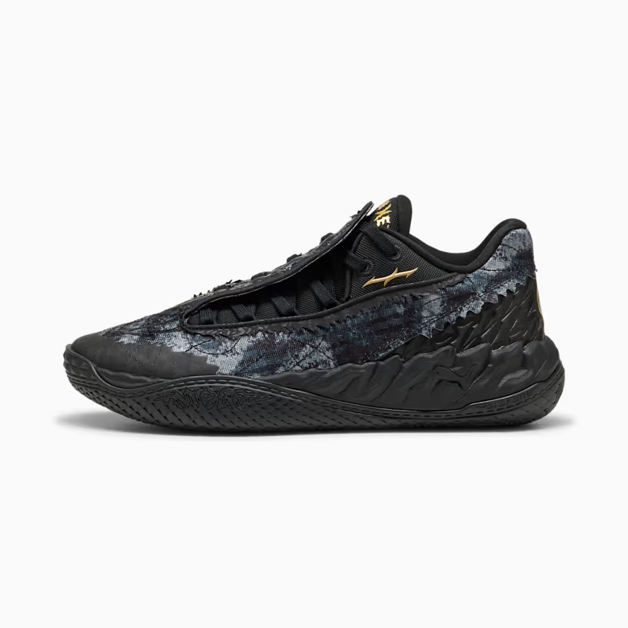 313266-04 Puma MB05 Lo Team Bank "Moody Grey/Black" (Men's)