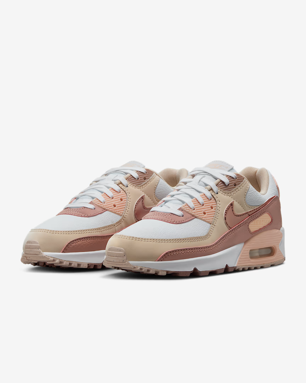HQ1783-100 Nike Air Max 90 Particle Pink Washed Coral Pearl White (Women's)