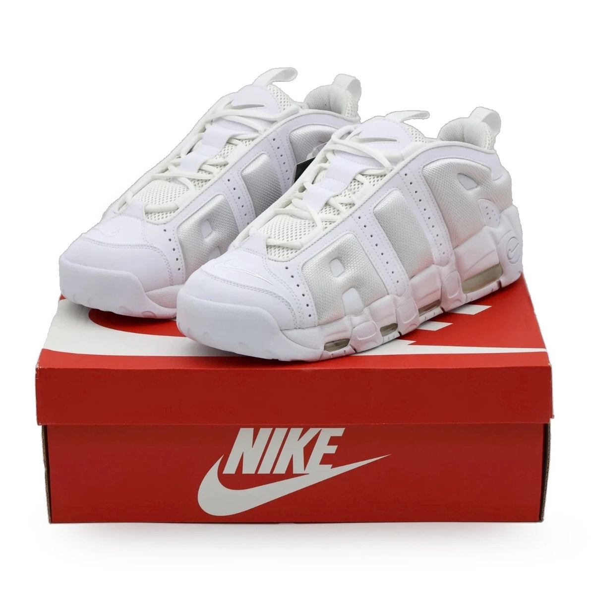 FZ3055-100 Nike Air More Uptempo Low Triple White (Men's)