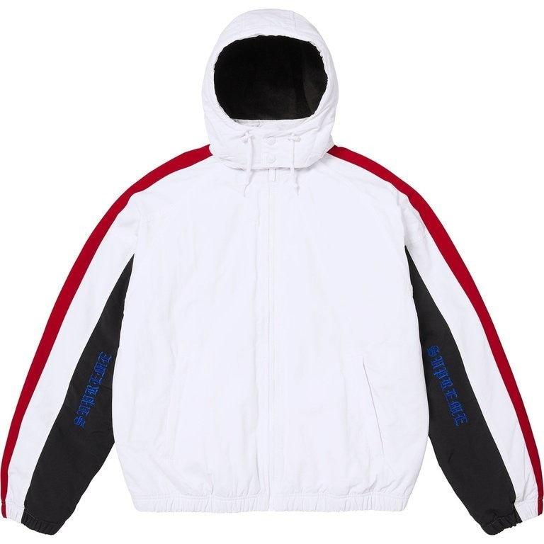 Supreme AOI Fleece Lined Track Jacket White