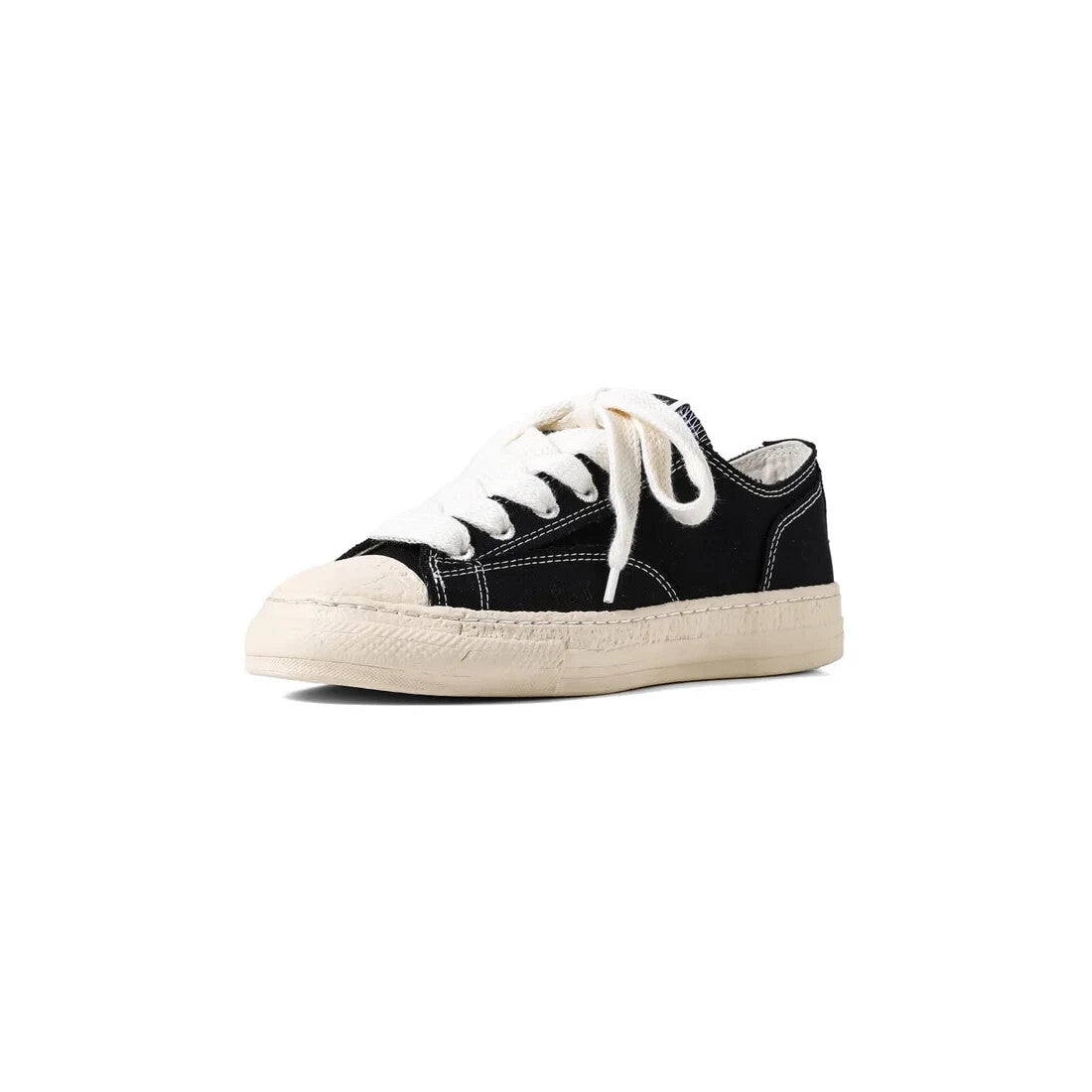 S14FW702-black Maison MIHARA YASUHIRO TRENT Canvas Low-Top Sneakers (Men's)