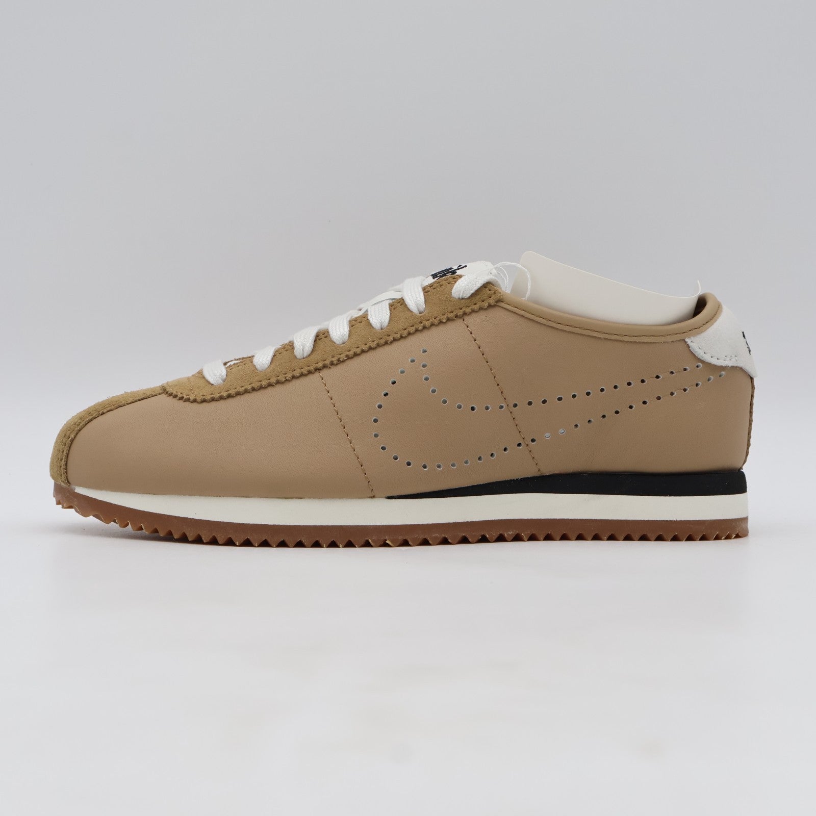 HQ1841-200 Nike Cortez Leather Pale Shale Sail Gum Medium Brown Black (Women's)