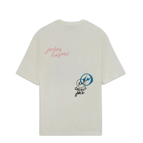 Air Jordan Travis Scott Fragment Tee White
