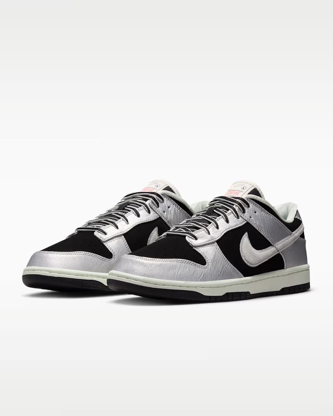 IM4413-001 Nike Dunk Low Varsity Pack "Metallic Silver/Black" (Men's)