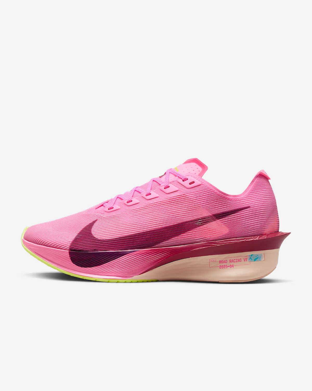HF6412-601 Nike Vaporfly 4 Pink Spell Hyper Pink Volt Ice Bordeaux (Women's)