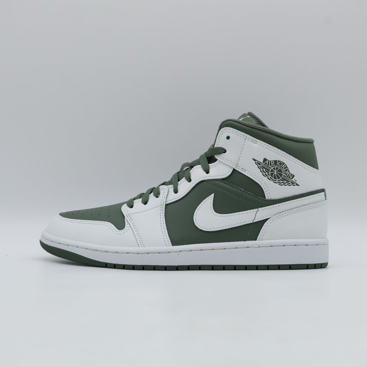 DQ8426-107 Air Jordan 1 Mid Summit White Vintage Lichen (Men's)