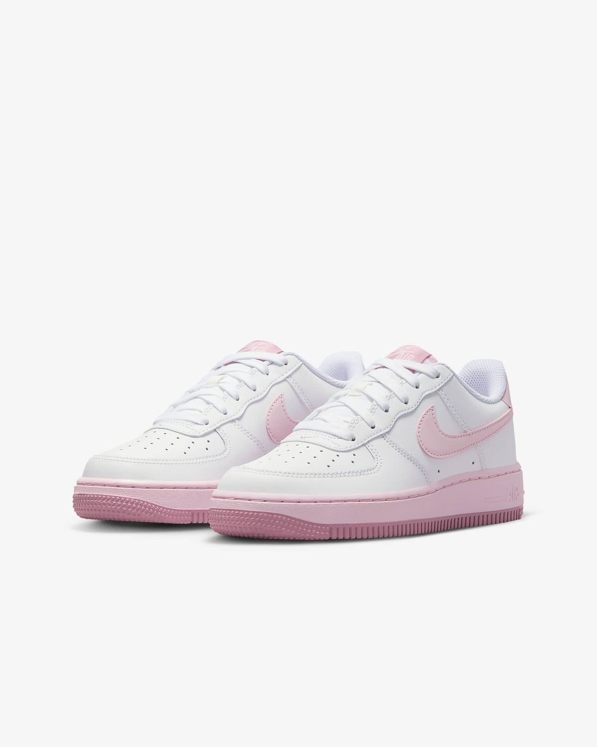 FV5948-100 Nike GS Air Force 1 Low White Elemental Pink Medium Soft Pink Pink