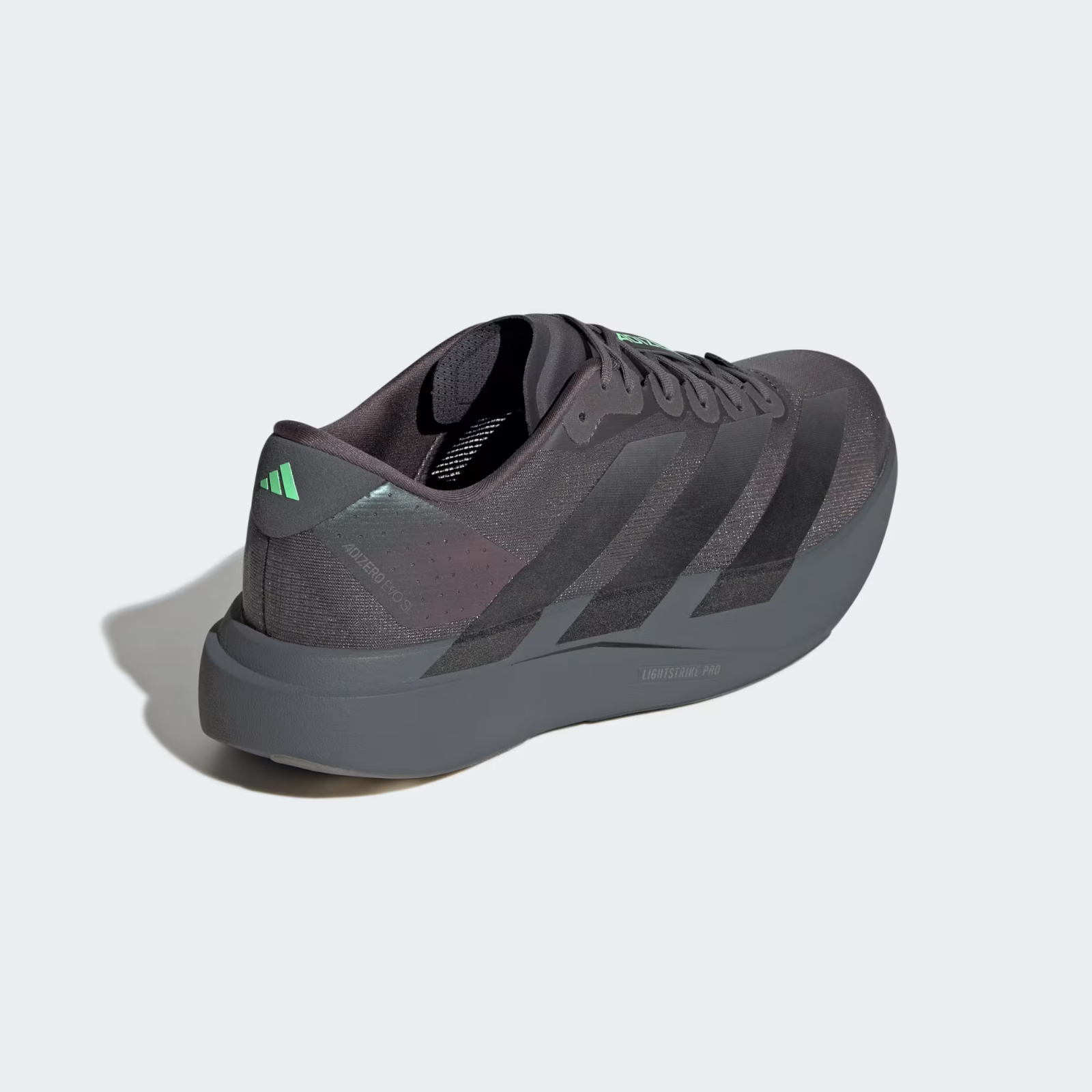 KJ1364 adidas adizero Evo SL Grey Five Core Black Lime Burst (Men's)