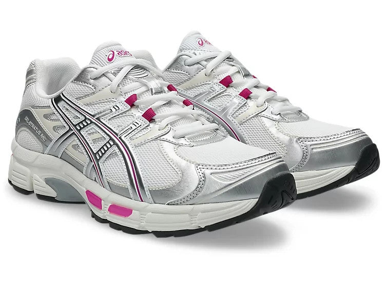 1203B049-101 Asics Gel-Stratus MC "White/Raspberry" (Men's)