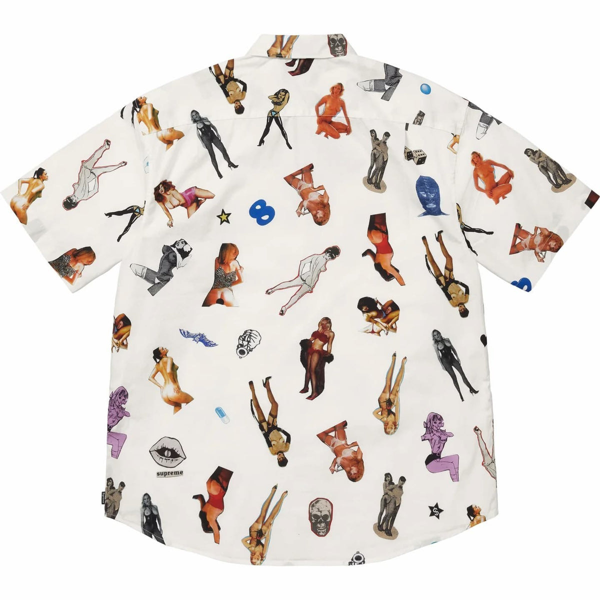 Supreme Girls Collage S/S Shirt White
