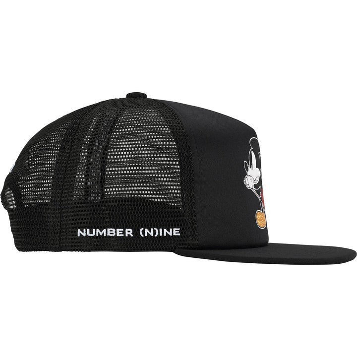 Supreme Number (N)ine Mickey Mouse Mesh Back 5-Panel Black