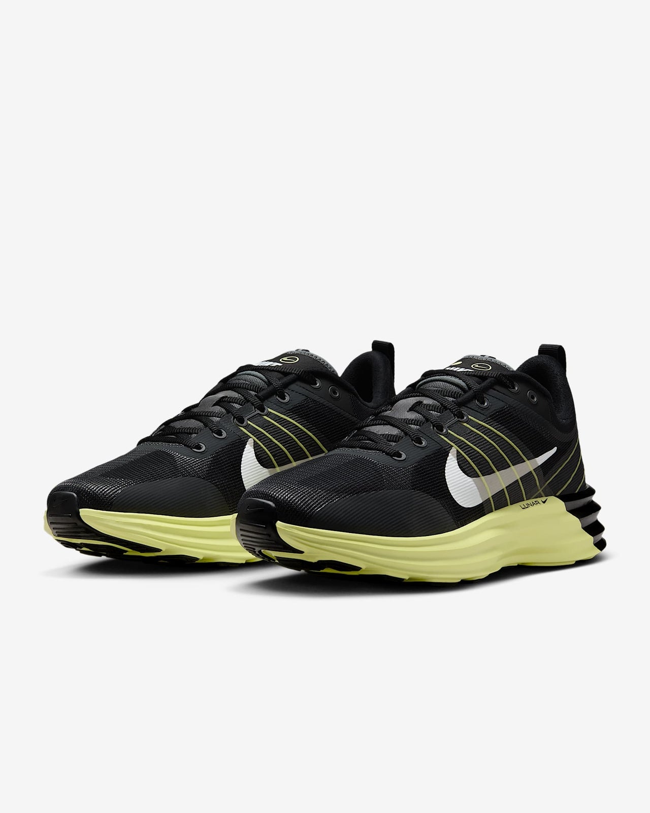 DV2440-006 Nike Lunar Roam Black Iron Grey Light Lemon Twist White (Men's)