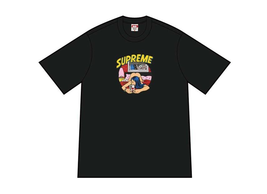 Supreme Bedroom Tee Black