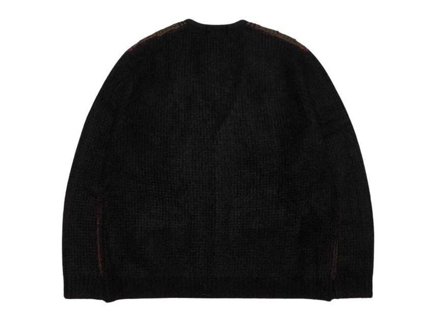 Supreme Brushed Grid Cardigan Black