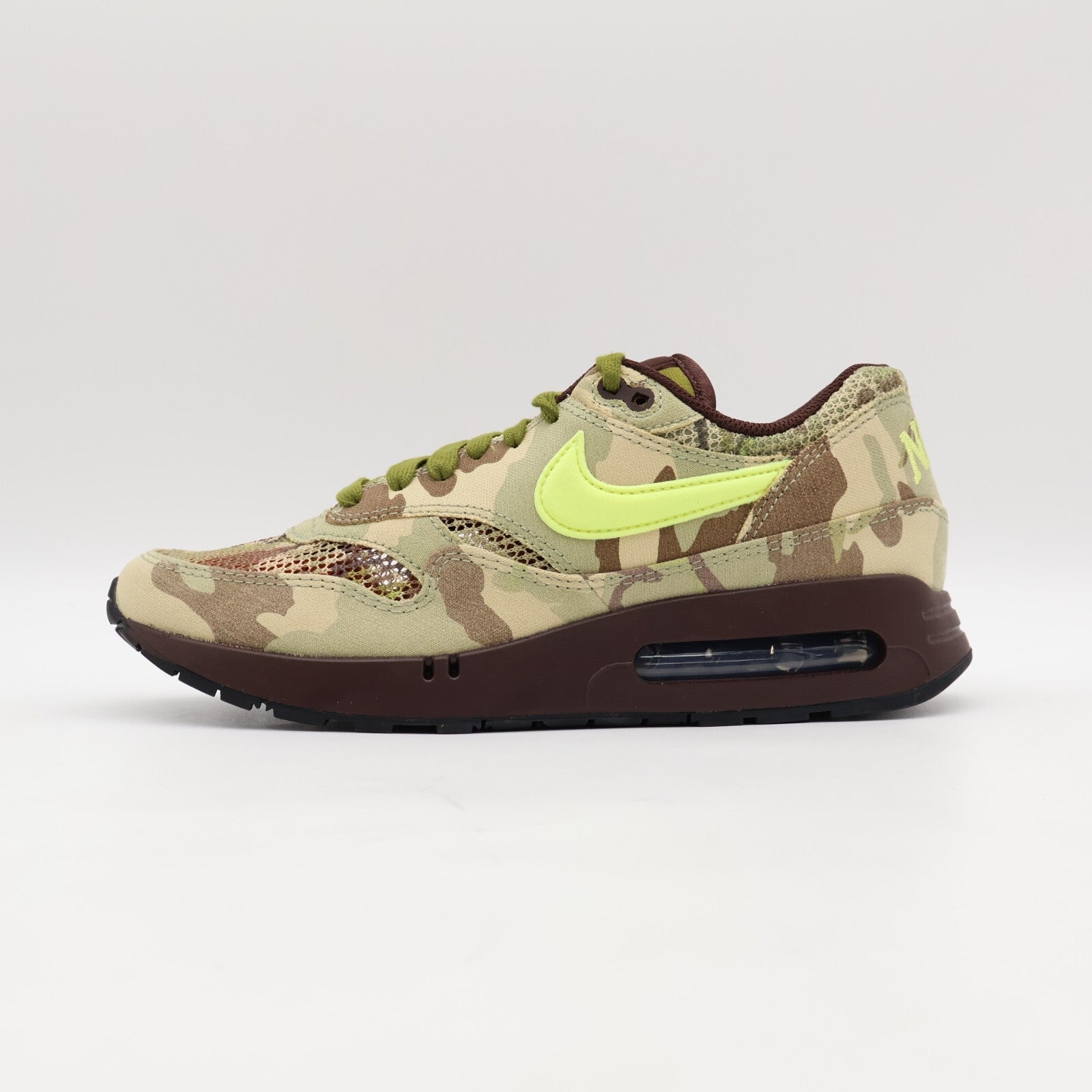 FN8358-200 Nike Air Max 1 â86 Camo and Light Lemon Twist (Men's)