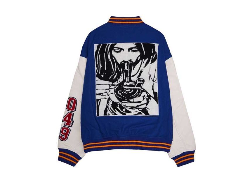 Supreme HYSTERIC GLAMOUR Varsity Jacket Royal