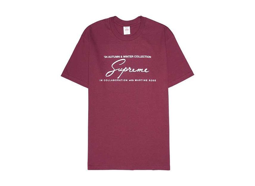 Supreme Martine Rose Tee Cardinal