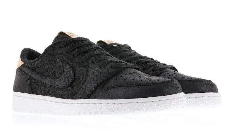 905136-010 Nike Air Jordan 1 Retro Low OG "Black Vachetta" (Men's)
