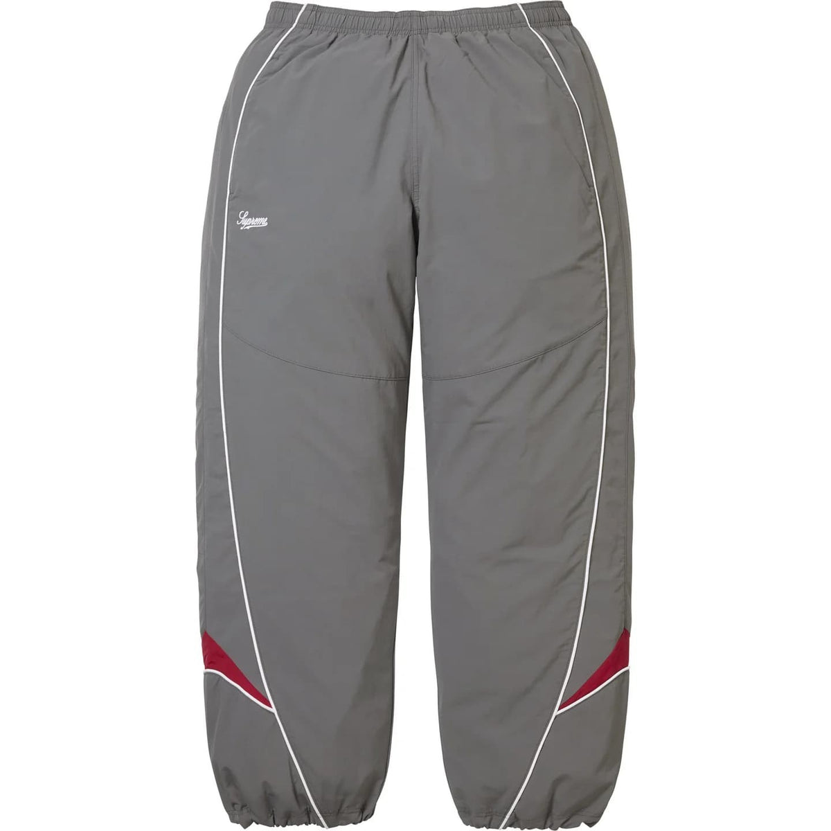 Supreme Contrast Piping Track Pant Grey