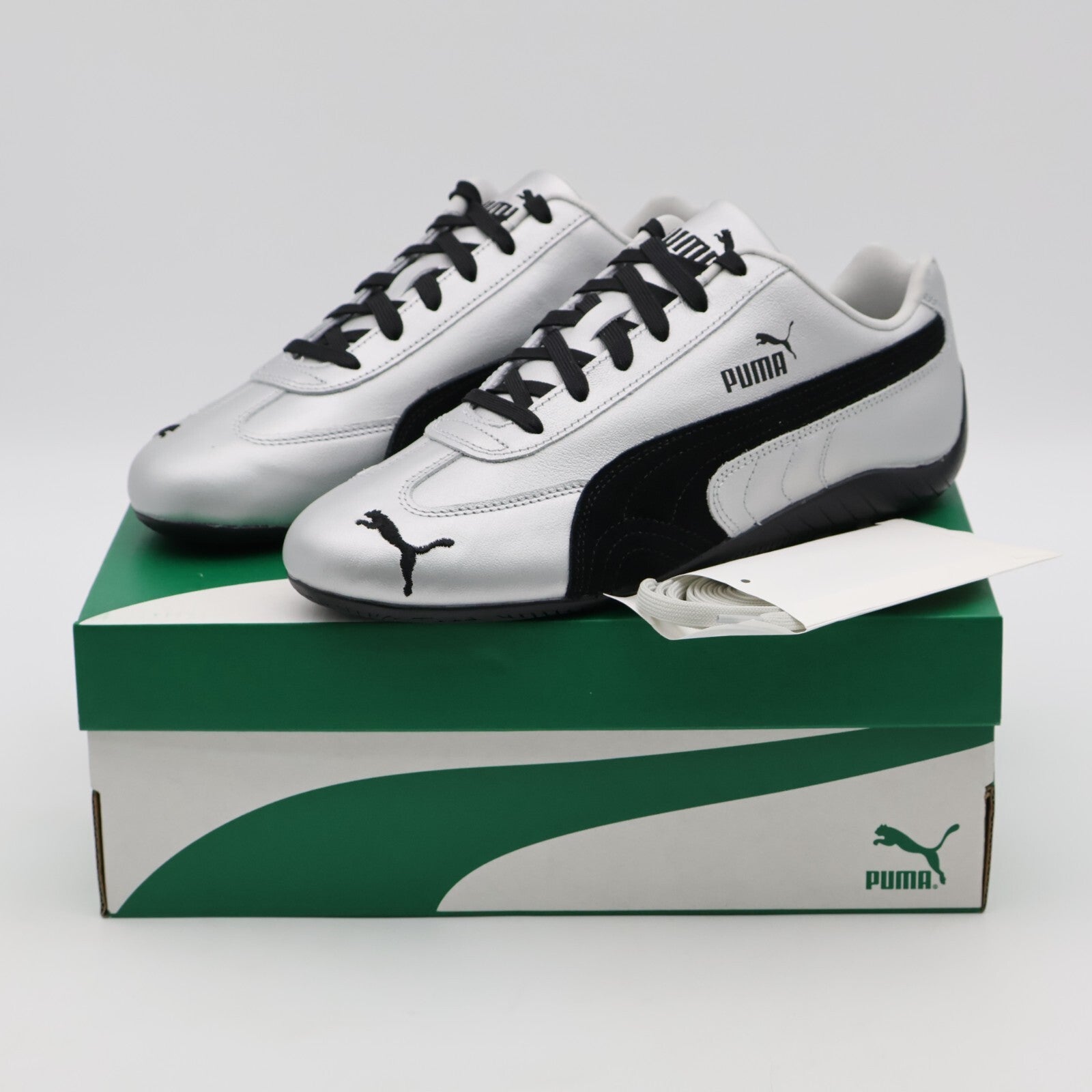 403547-01 Puma Speedcat LTH Puma Silver Puma Black (Men's)