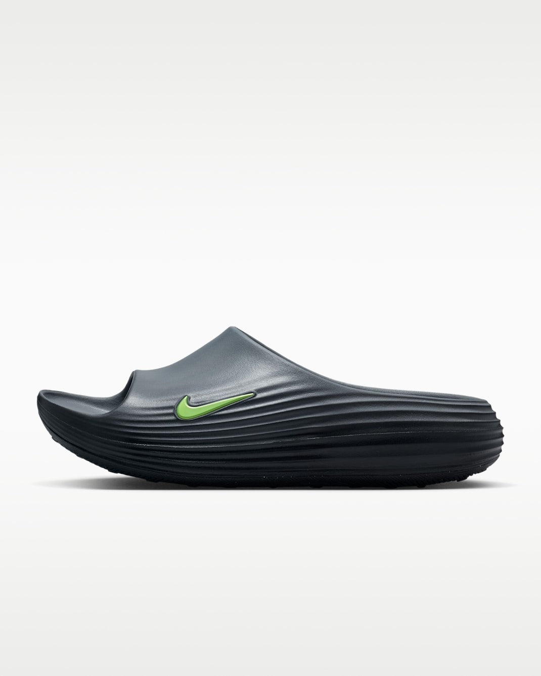 HV4479-004 Nike ReactX Rejuven8 Slides Cool GreyBlack (Men's)