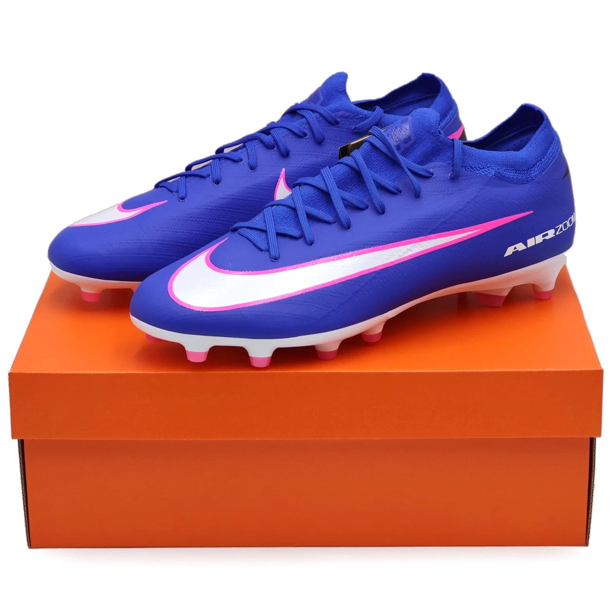 FQ8684-446 Nike Mercurial Vapor 16 Pro Cleats Racer Blue White (Men's)
