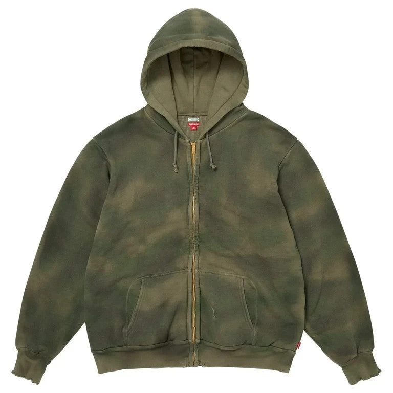 Supreme x A.PRESSE Vintage Zip Up Hooded Sweatshirt Camo