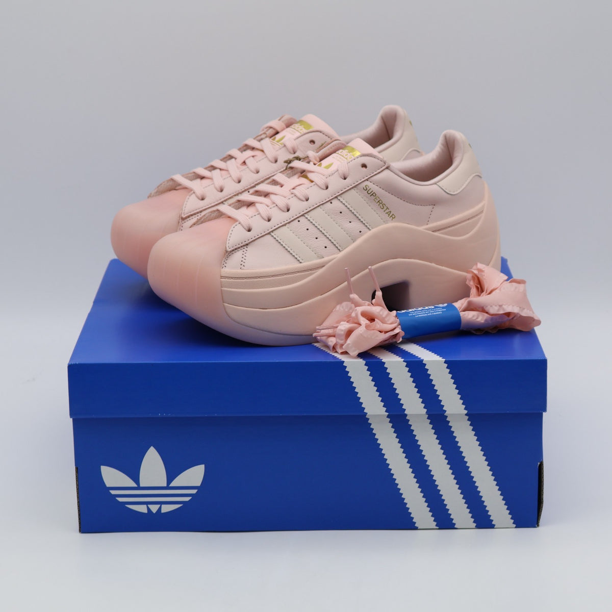 IH4518 adidas Superstar Bold Sandy Pink Wonder Quartz Gold Metallic (Women's)