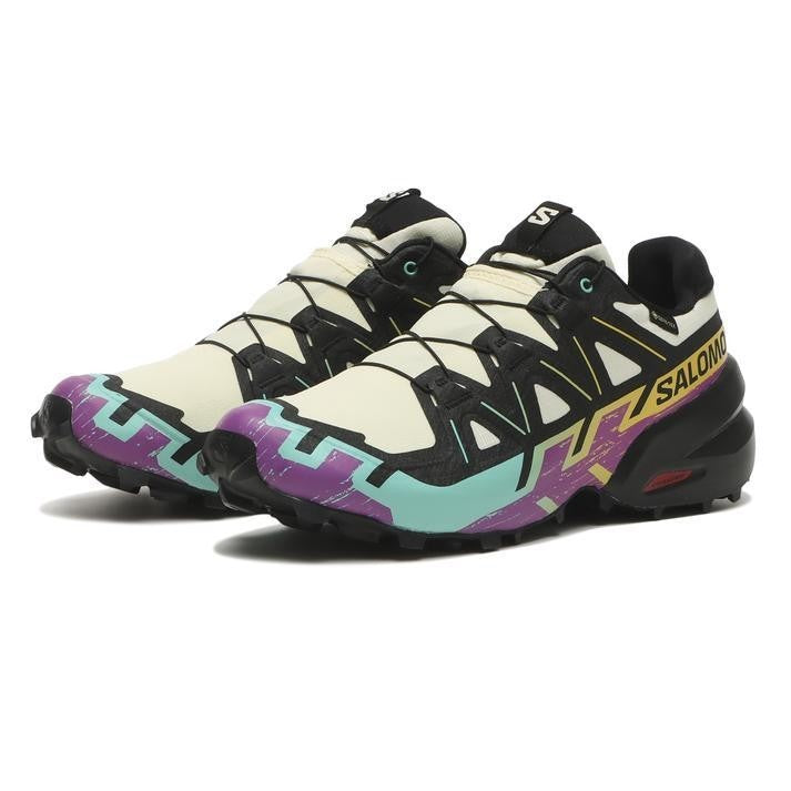 L47880200 Salomon Speedcross 6 GORE-TEX Transparent Yellow Black Waterf (Women's