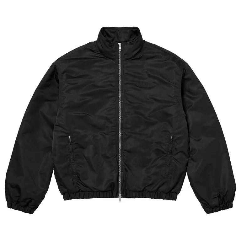Supreme Stand Collar Lined Nylon Jacket Black