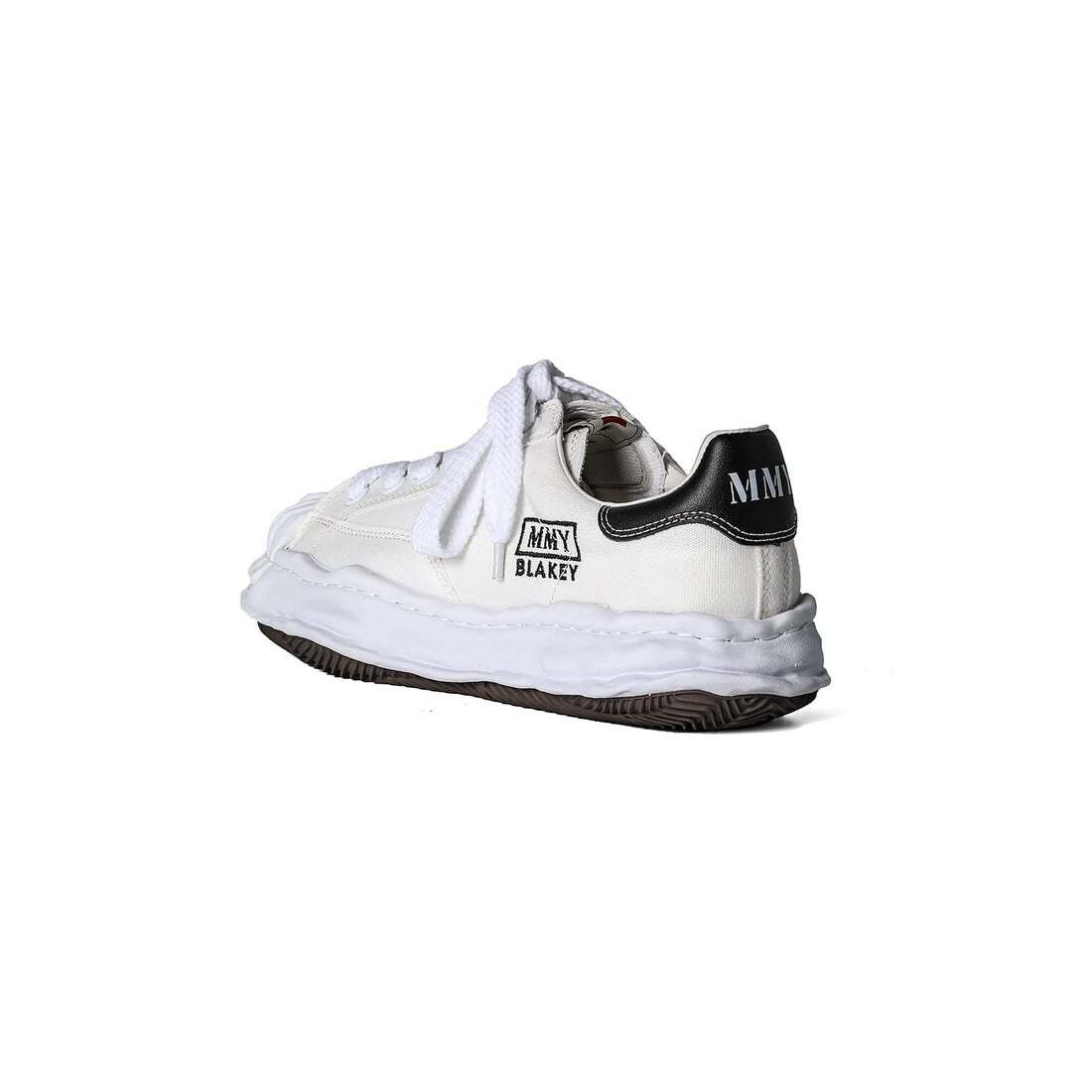 A08FW735-white Maison MIHARA YASUHIRO BLAKEY Original Sole Canvas Low cut (Men's