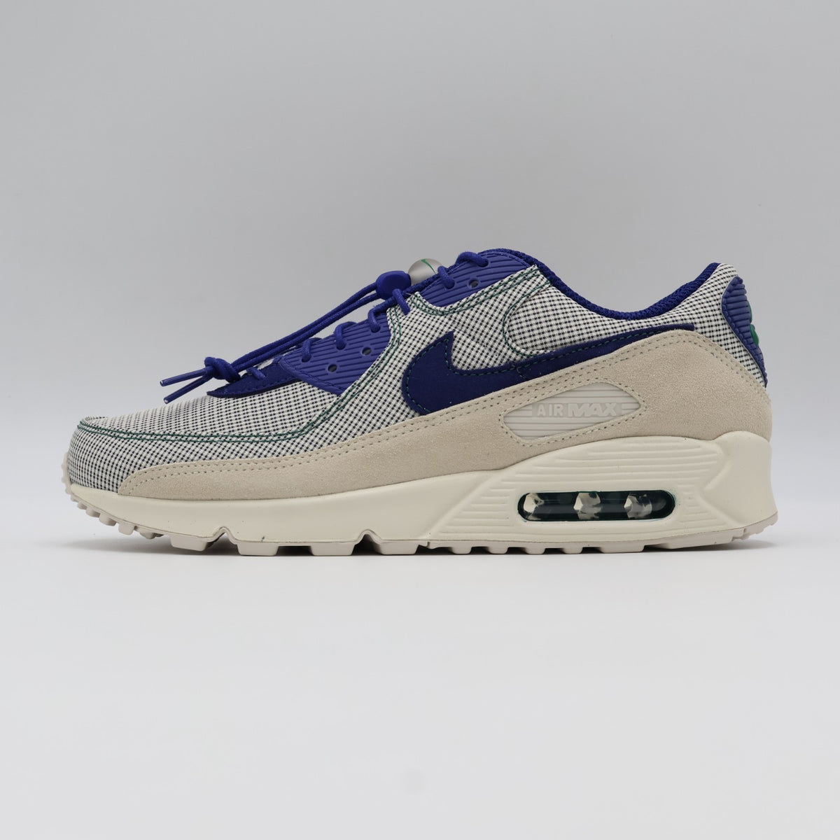 IR1950-100 Nike Air Max 90 "Coconut Milk/Deep Royal Blue"