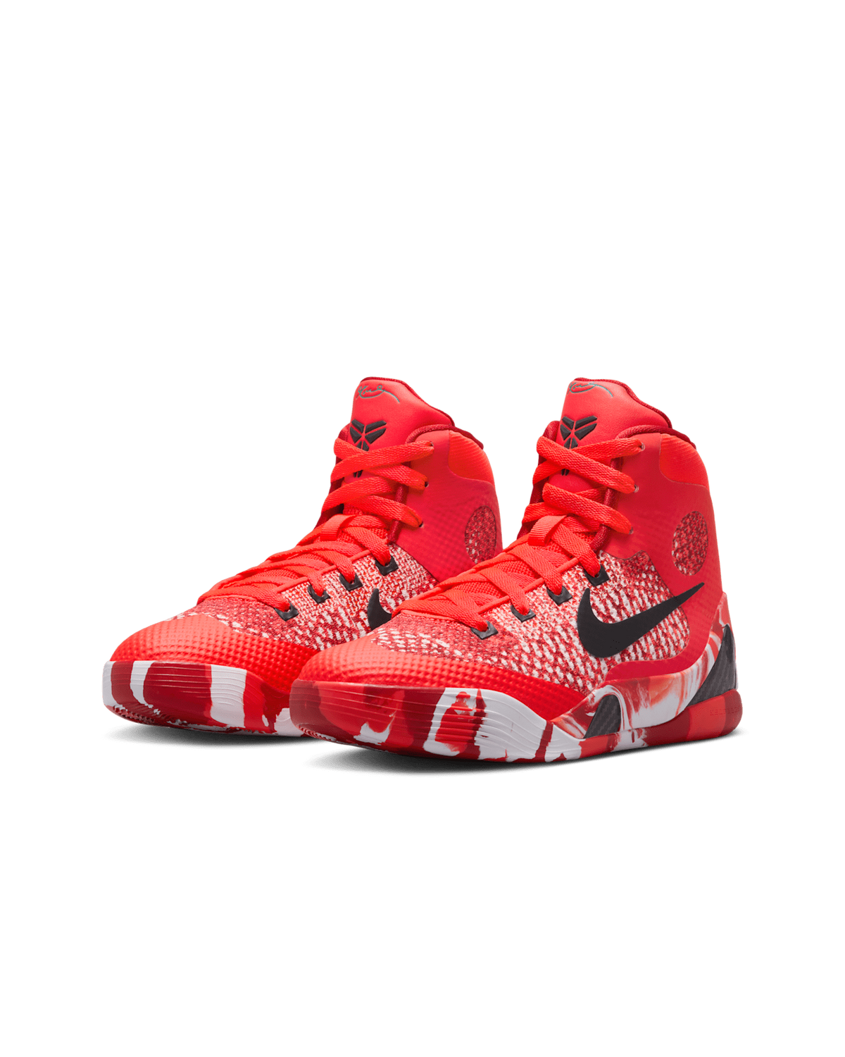 HJ9446-600 Nike GS Kobe 9 Elite High Protro Bright Crimson Emerald Green