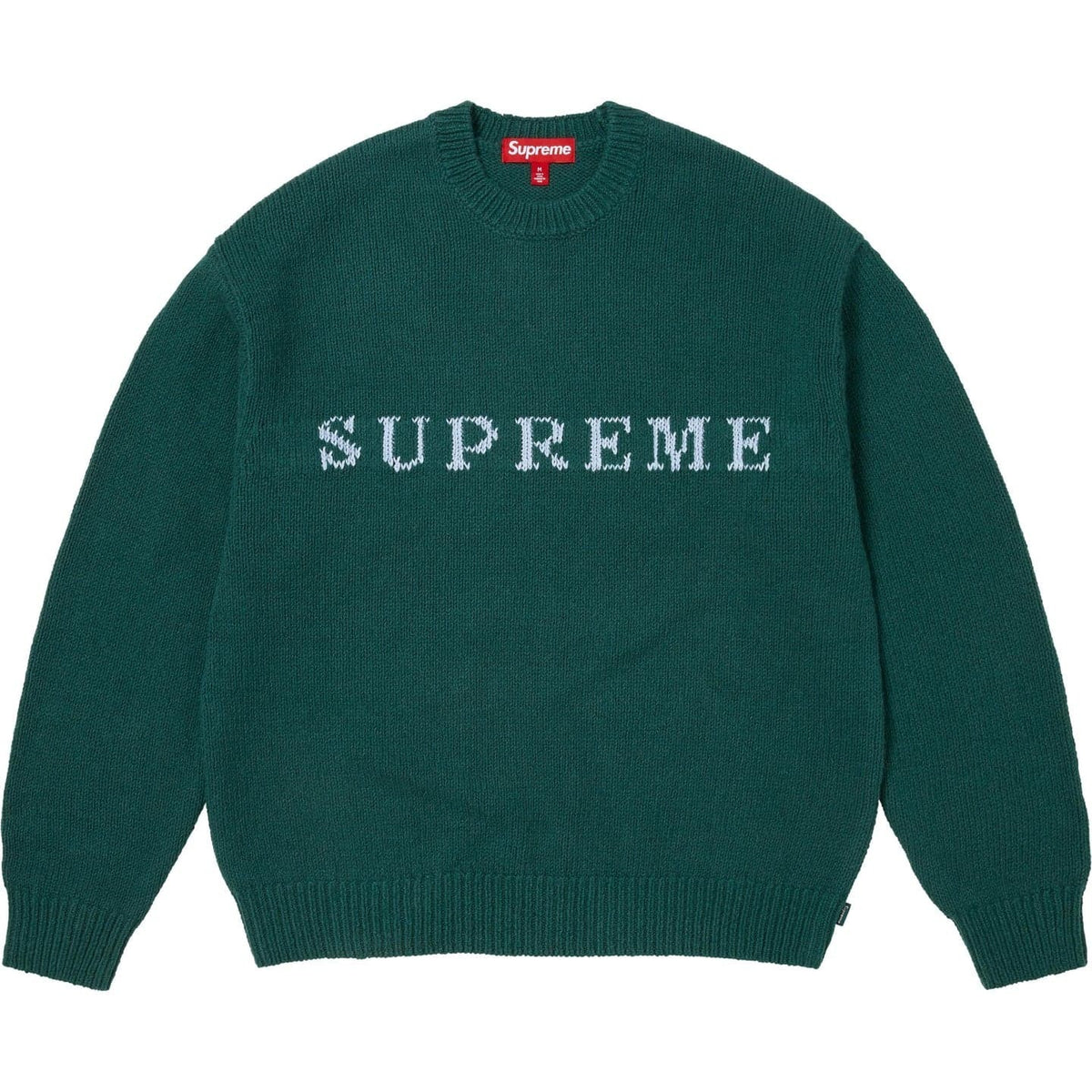 Supreme Contrast Logo Sweater Pine